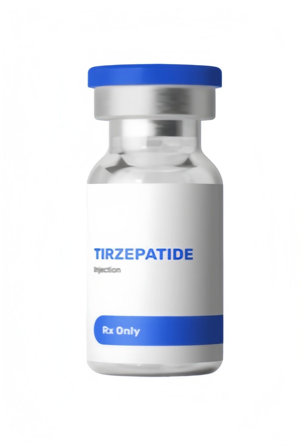 Tirzepatide vial illustration